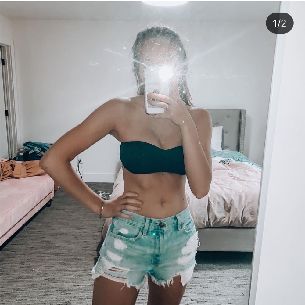 Black bikini top